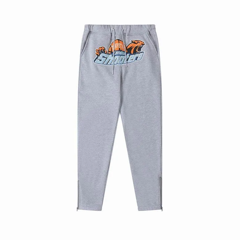 TRAPSTAR TRACKSUIT LOGO ORANGE SHOOTERS *GREY/BLACK*