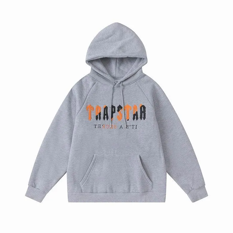 TRAPSTAR TRACKSUIT LOGO ORANGE/BLACK *GREY/BLACK*