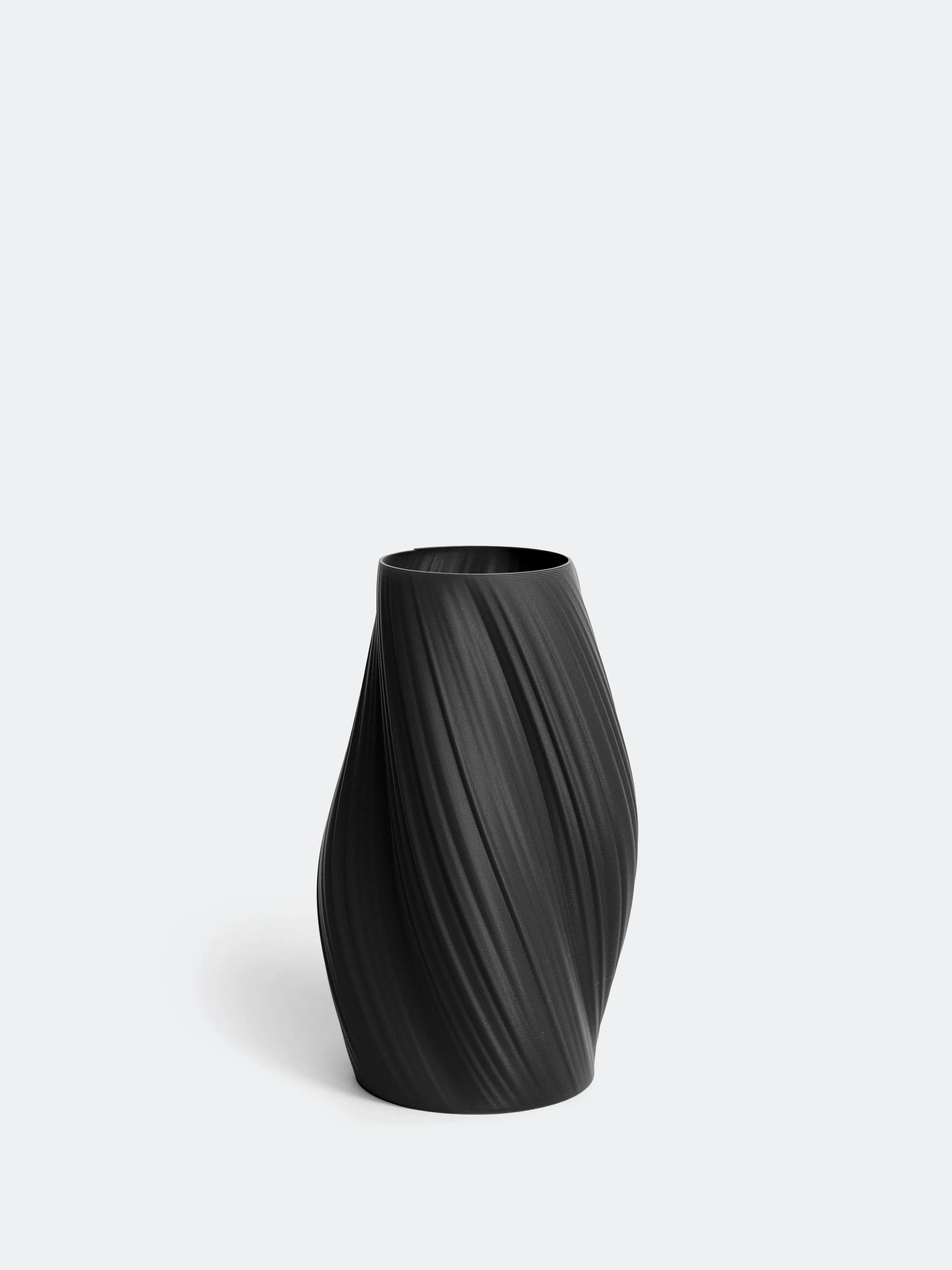 Vase Twist schwarz