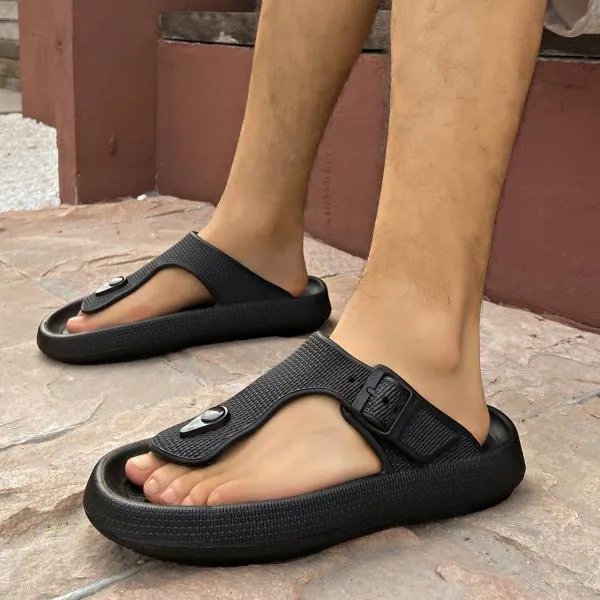 Women's Casual Black Resort Beach Flip-Flops 49786959S