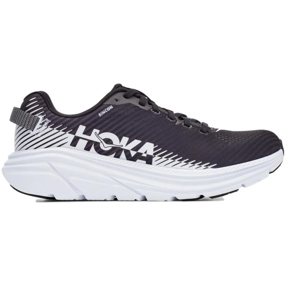 Women's HOKA ONE ONE Rincon 2, Black/White, 9.5 B