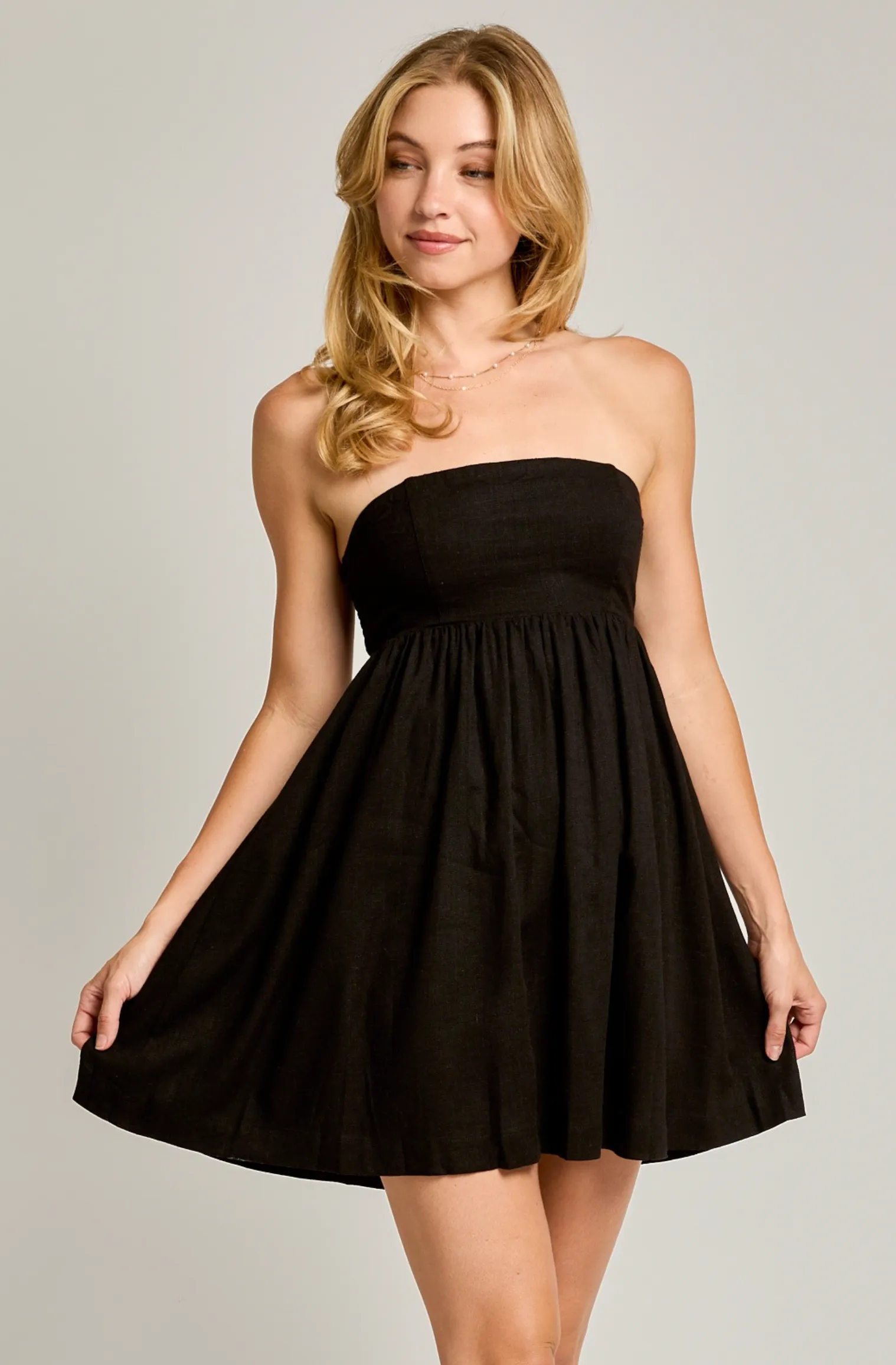 Worth It Babydoll Tube Dress