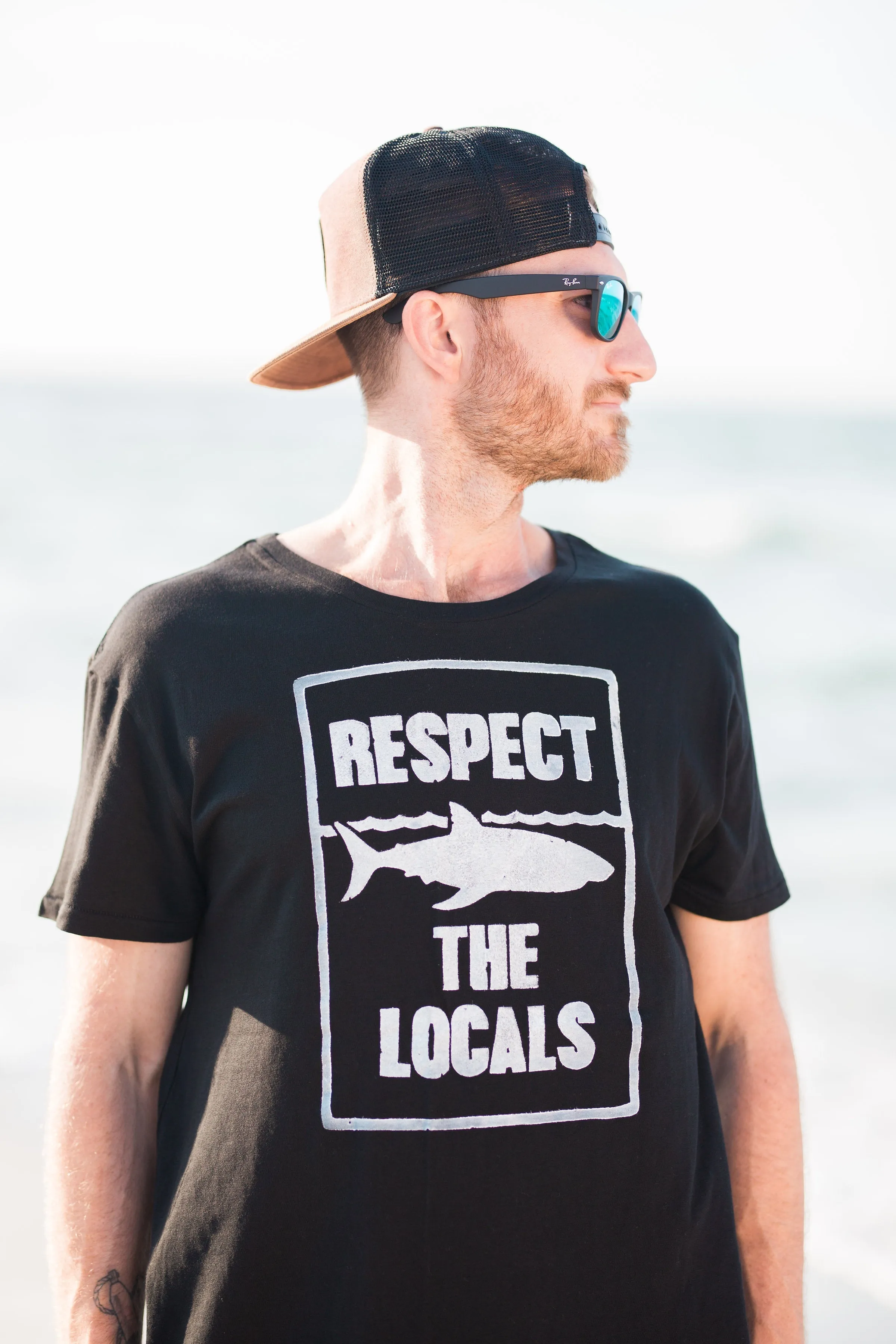 WS - Respect the Locals Black T