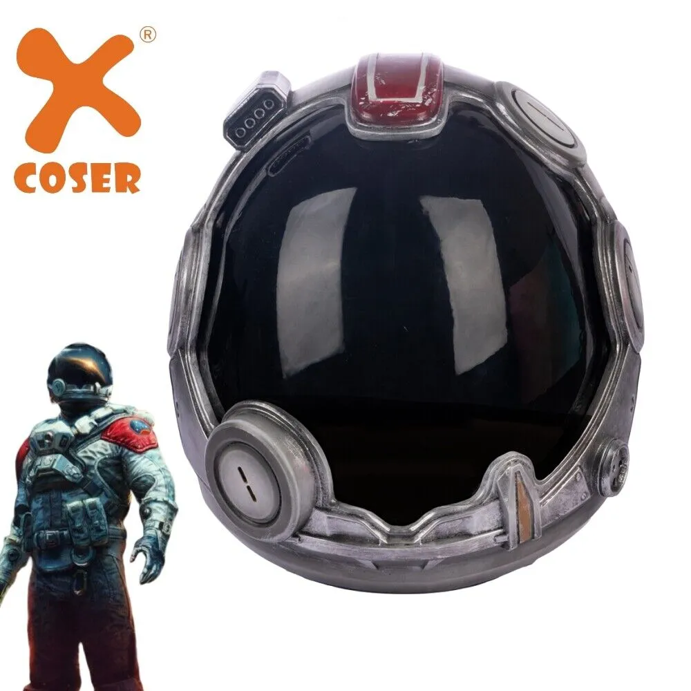 Xcoser Game Starfield Helmet Cosplay Props Replicas Resin Full Head Adult