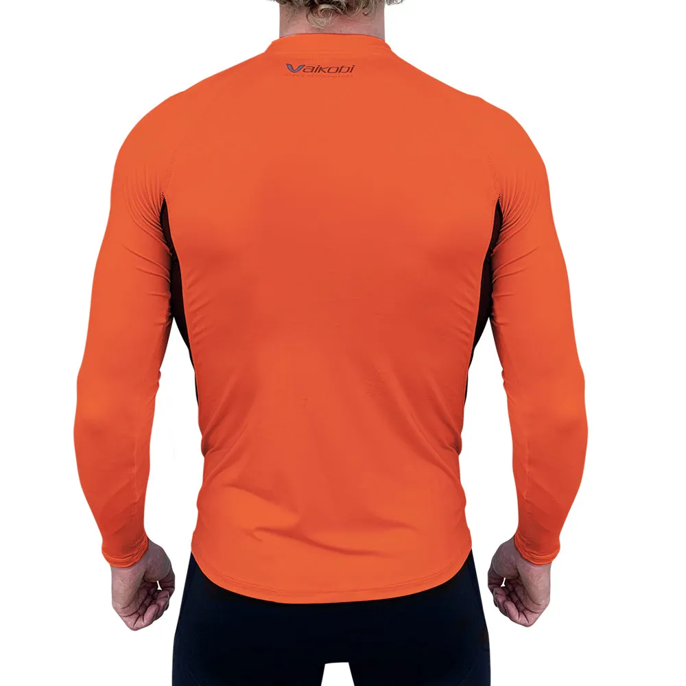 Youth Long Sleeve Rash Top - Orange